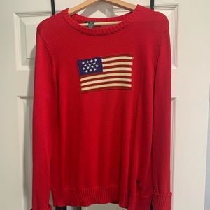 American flag sweater